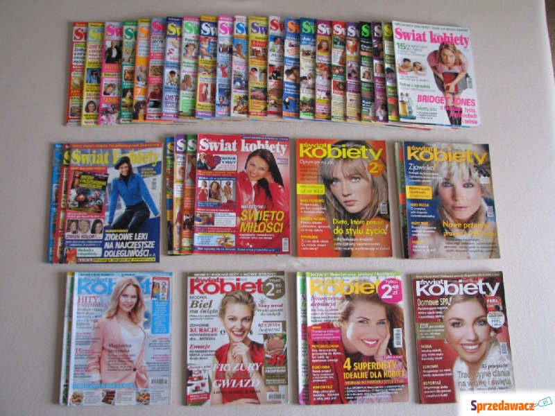 Magazyn Świat kobiety z lat 2000 - 2002 r. - Czasopisma, prasa - Brzegi