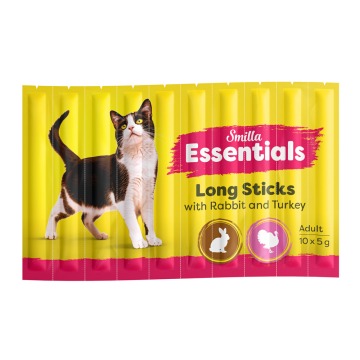 Smilla Essentials Long Sticks - Królik i indyk (10 x 5 g)