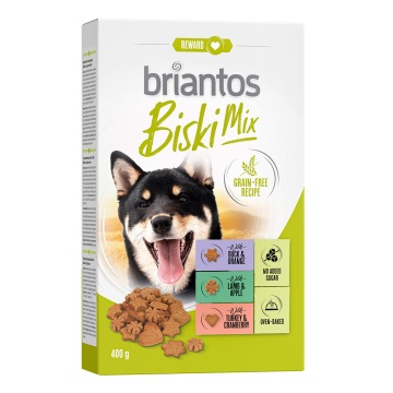 Briantos Biski Mix, bez zbóż - 2 x 400 g