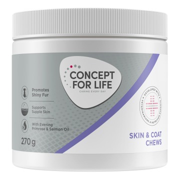 Concept for Life Skin & Coat Supplements Chews - 2 x 270 g