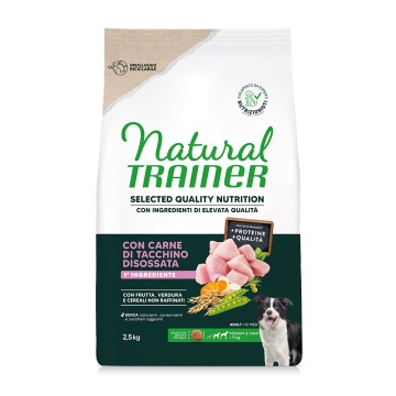 Natural Trainer Selected Quality Nutrition Adult Medium & Maxi, indyk - 2 x 2,5 kg