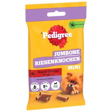 Pedigree Jumbone (Riesenknochen), z wołowiną - Mini, 160 g (4 szt.)