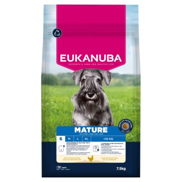 Eukanuba Premium Nutrition Mature Small Breed, kurczak - 7,5 kg