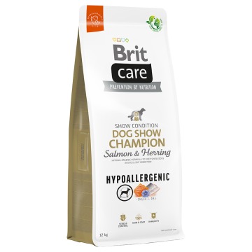 Brit Care Hypoallergenic Dog Show Champion, łosoś i śledź - 2 x 12 kg