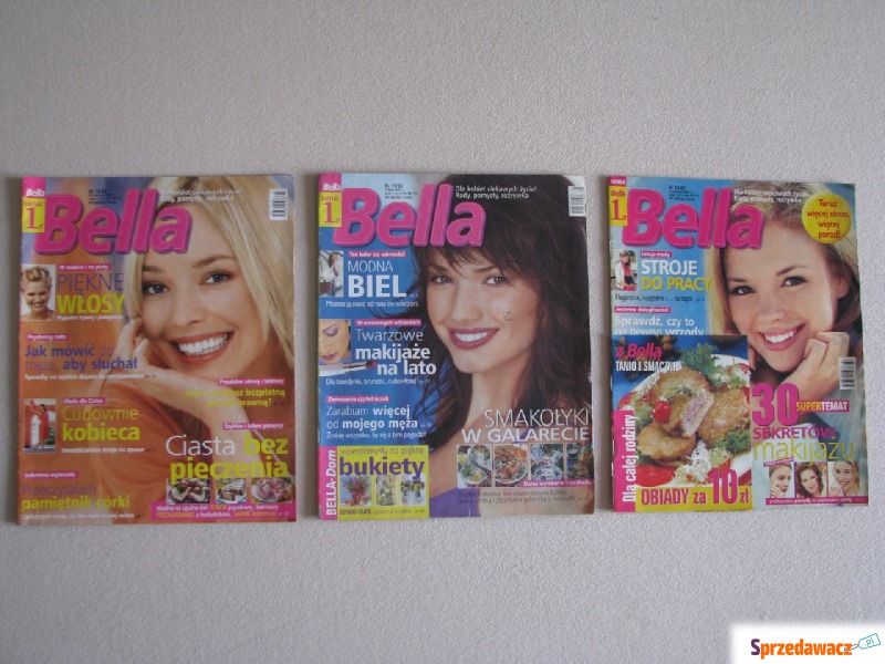 Magazyn Bella nr 18, 19 i 28 z 2003 r. - Czasopisma, prasa - Brzegi