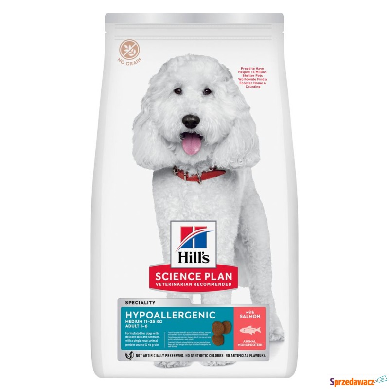 Hill's Science Plan Hypoallergenic Adult Medium,... - Karmy dla psów - Radom