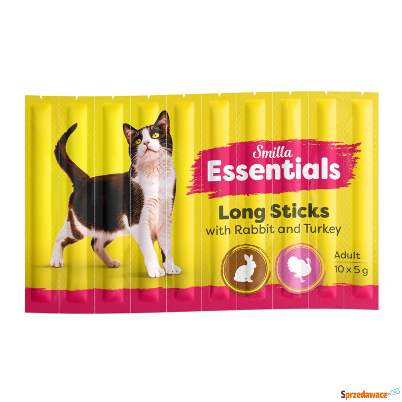 Smilla Essentials Long Sticks - Królik i indyk... - Przysmaki dla kotów - Koszalin
