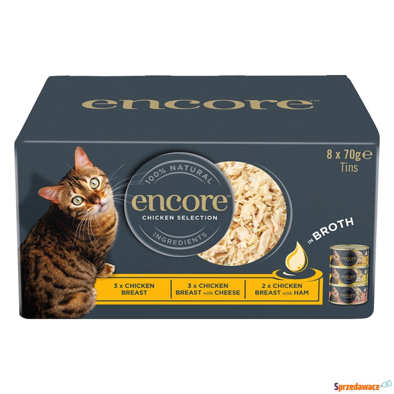 Encore Mix w puszce, 8 x 70 g - Pakiet mieszany,... - Karmy dla kotów - Wodzisław Śląski