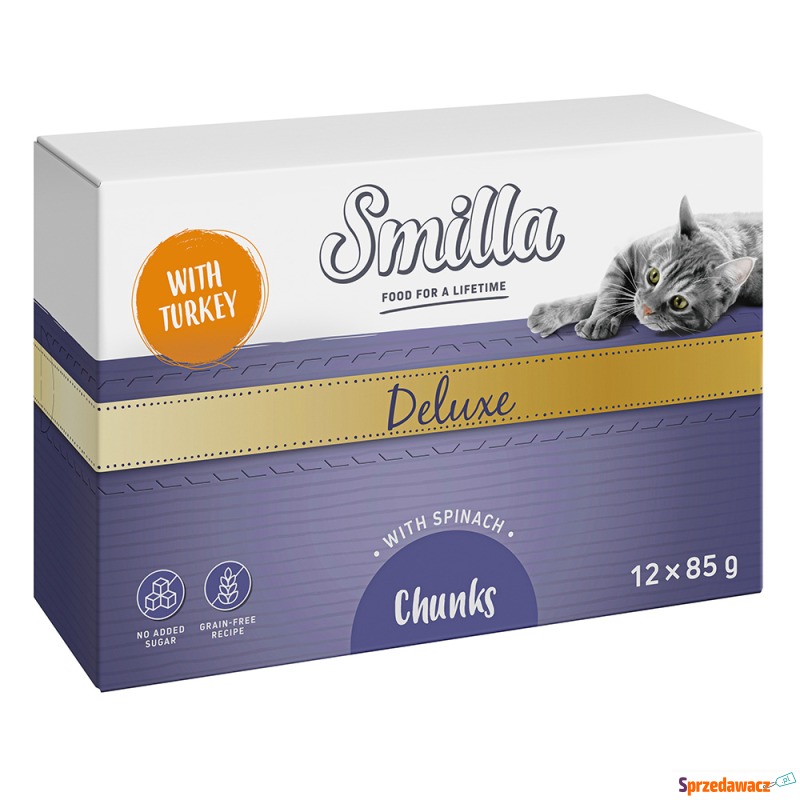 Smilla Deluxe kawałeczki w sosie, 24 x 85 g -... - Karmy dla kotów - Szczecin