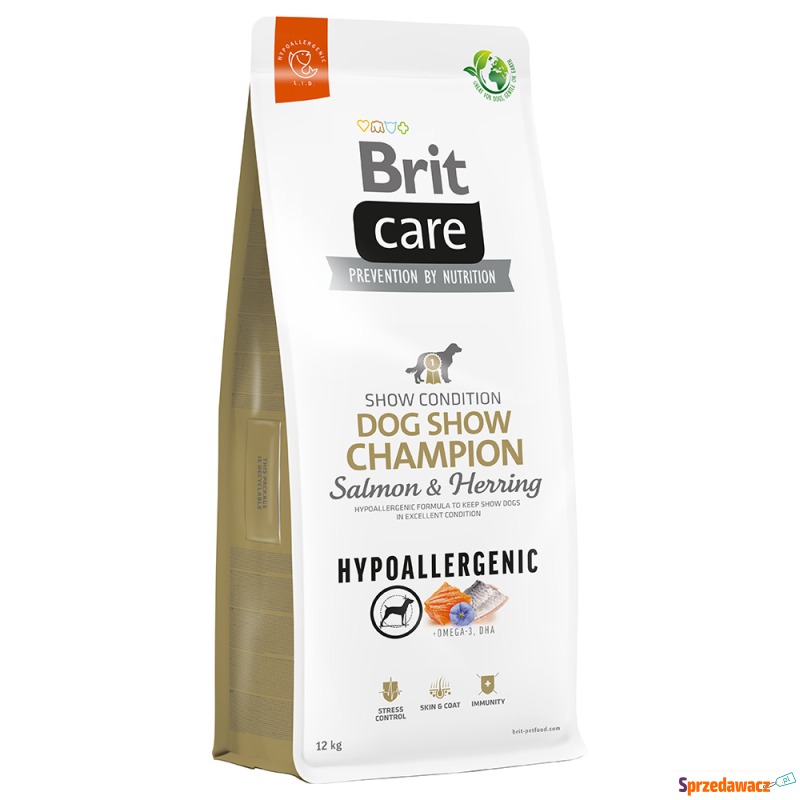 Brit Care Hypoallergenic Dog Show Champion, ł... - Karmy dla psów - Wrocław