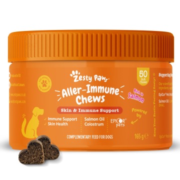 Zesty Paws Aller-Immune Chews, z łososiem - 50 tabletek do żucia