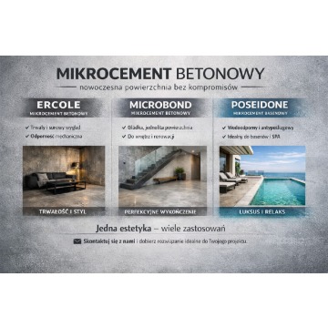 mikrocement POSEIDONE betonowy naturalny - Baseny ogrodowe - Kraków - zdjęcie 4