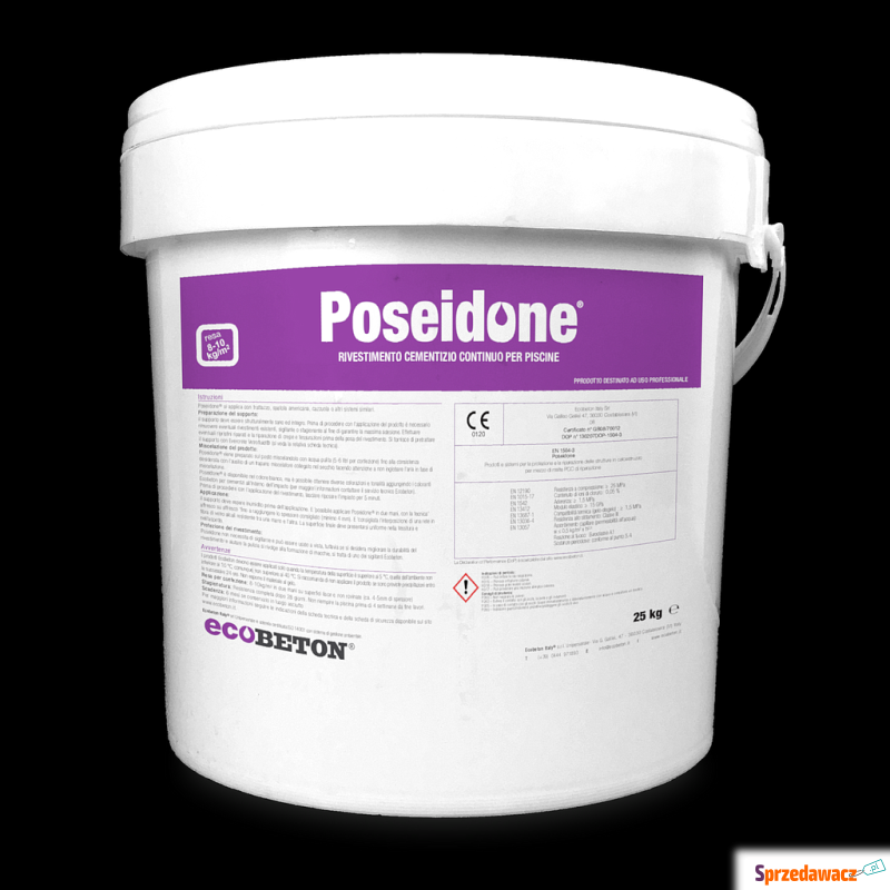mikrocement POSEIDONE betonowy naturalny - Baseny ogrodowe - Kraków