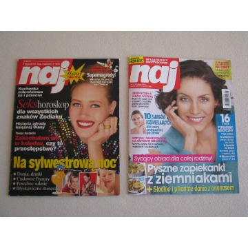 Naj - tygodnik nr 52 z 1995 r. i dwutygodnik nr 4 z 2015 r.