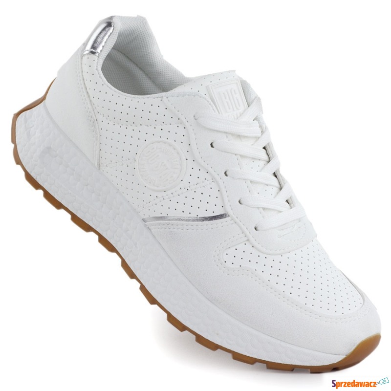 Buty sportowe na platformie białe Big Star RR274487 - Pozostałe buty damskie - Bytom