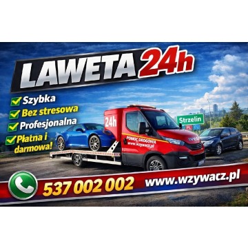 Pomoc drogowa Strzelin, Wrocław, Brzeg, Goszczyna, Brzezimierz, A4, S8 - tel. 535 06 06 06 (24h)