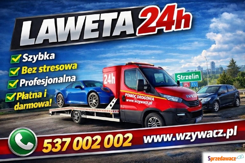 Pomoc drogowa Strzelin, Wrocław, Brzeg, Goszc... - Pomoc w awarii na drodze - Strzelin