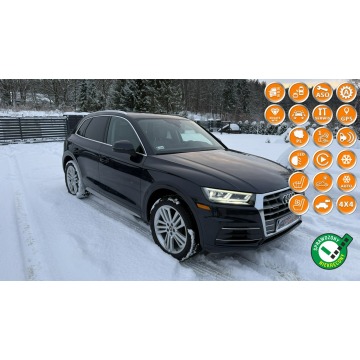Audi Q5 - Quattro 2.0tfsi 251KM panorama full ledy skóry kamery full opcja 1.r.g