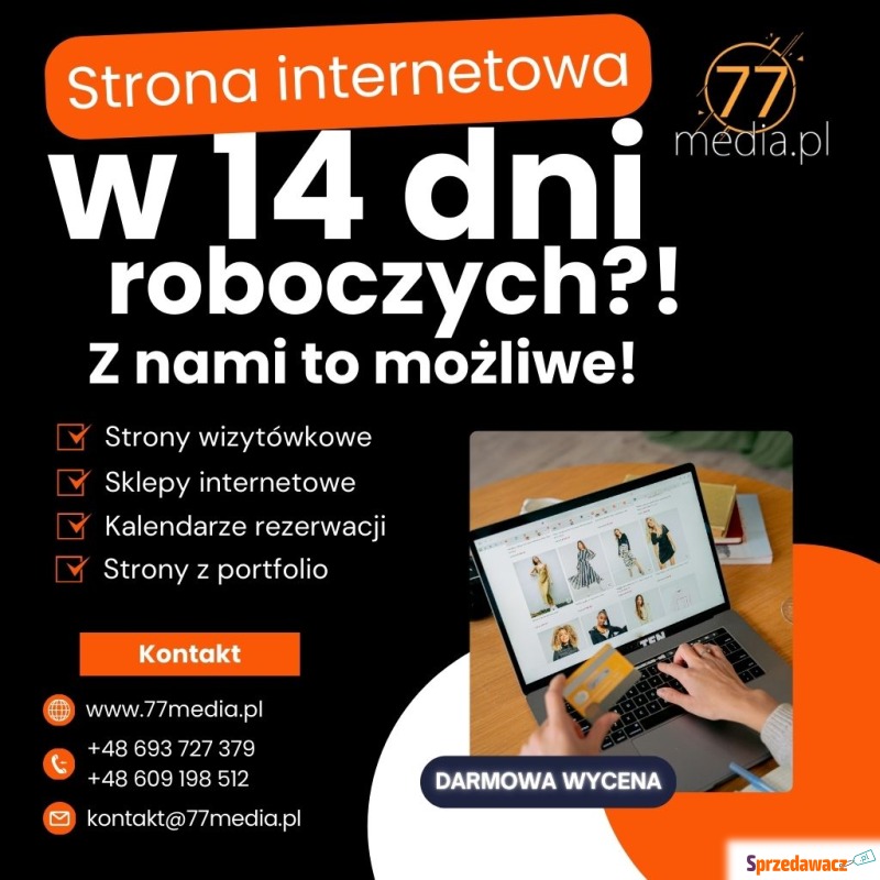 Twoja nowa strona w 14 dni roboczych, która z... - Usługi graficzne, Internet - Wrocław
