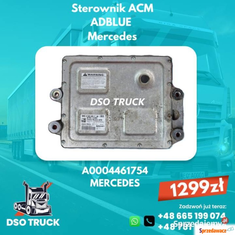 sterownik acm adblue mercedes mp actros - Pozostałe części - Zawichost