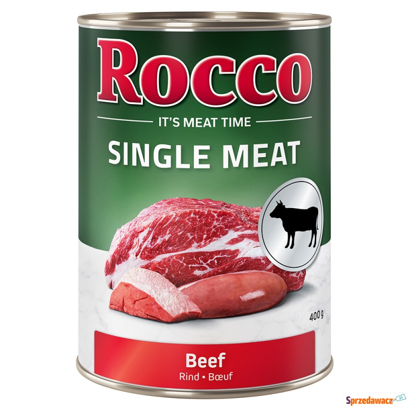 Korzystny pakiet Rocco Single Meat, 12 x 400 g... - Karmy dla psów - Częstochowa
