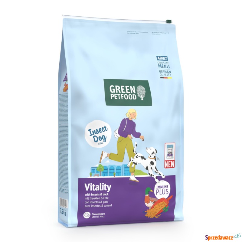 Green Petfood Vitality z owadami i kaczką - 2... - Karmy dla psów - Chojnice