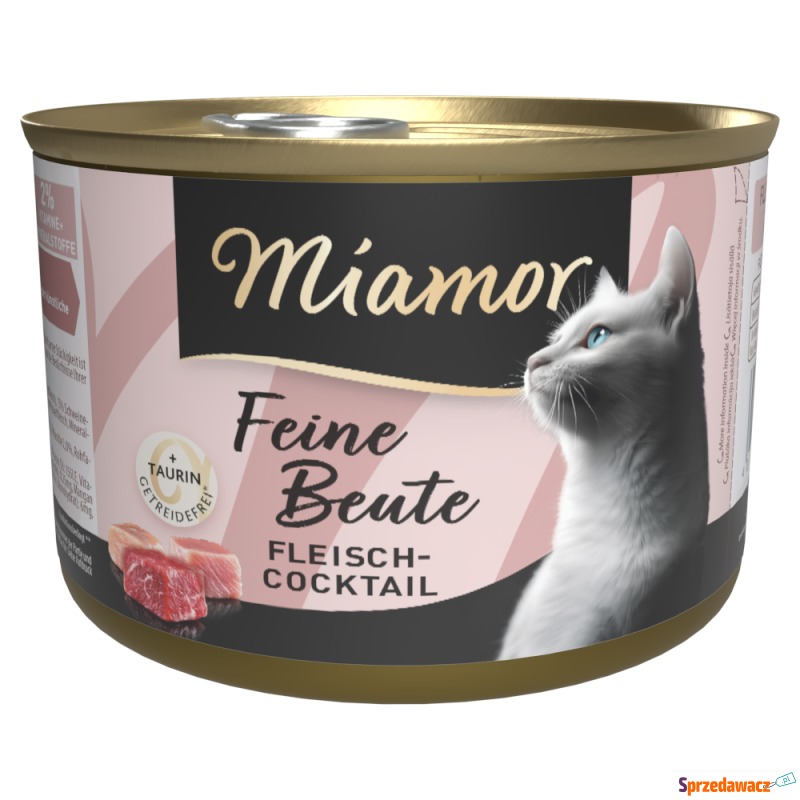 Miamor Feine Beute, 12 x 185 g - Koktajl mięsny - Karmy dla kotów - Kętrzyn
