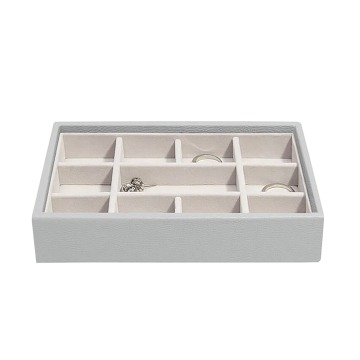 SELSEY Szkatułka na biżuterię Pebble Mini Trinket Layer jasnoszara - Genesis