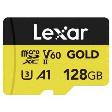Lexar 256GB microSDXC Professional GOLD UHS-II A1 C10 U3 V60