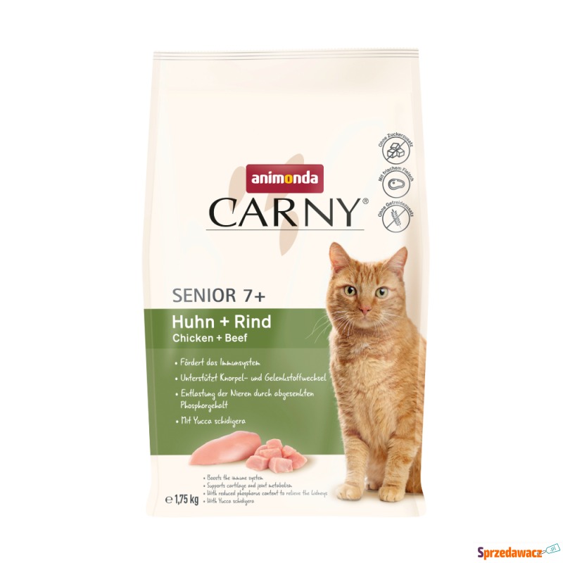 animonda Carny Senior, kurczak z wołowiną - 3... - Karmy dla kotów - Gdańsk