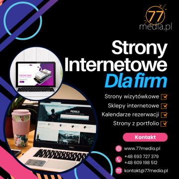 Nowoczesne strony www dla firm, które chcą być widoczne w internecie!