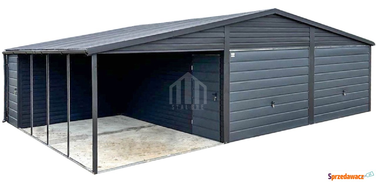 Garaż blaszany 6x6m wiata 3x5m...