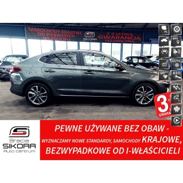 Hyundai i30 - FASTBACK AUTOMAT 160KM Navi+Kamera+Led 1WŁ KRAJOWY 100% Bezwypadk F23%