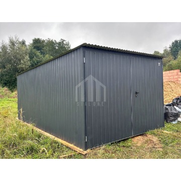 Garaż blaszany 3x5m - brama dwuskrzydłowa - a... - Garaże i wiaty - Malbork - zdjęcie 2