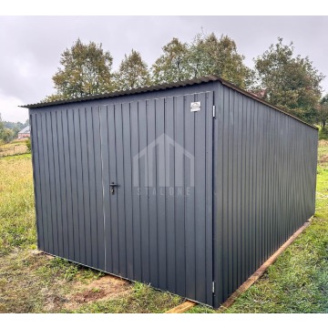 Garaż blaszany 3x5m - brama dwuskrzydłowa - a... - Garaże i wiaty - Malbork - zdjęcie 4