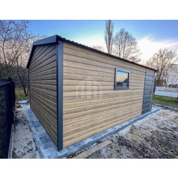 Garaż blaszany 5x6m brama uchylna drzwi okno... - Garaże i wiaty - Inowrocław - zdjęcie 2