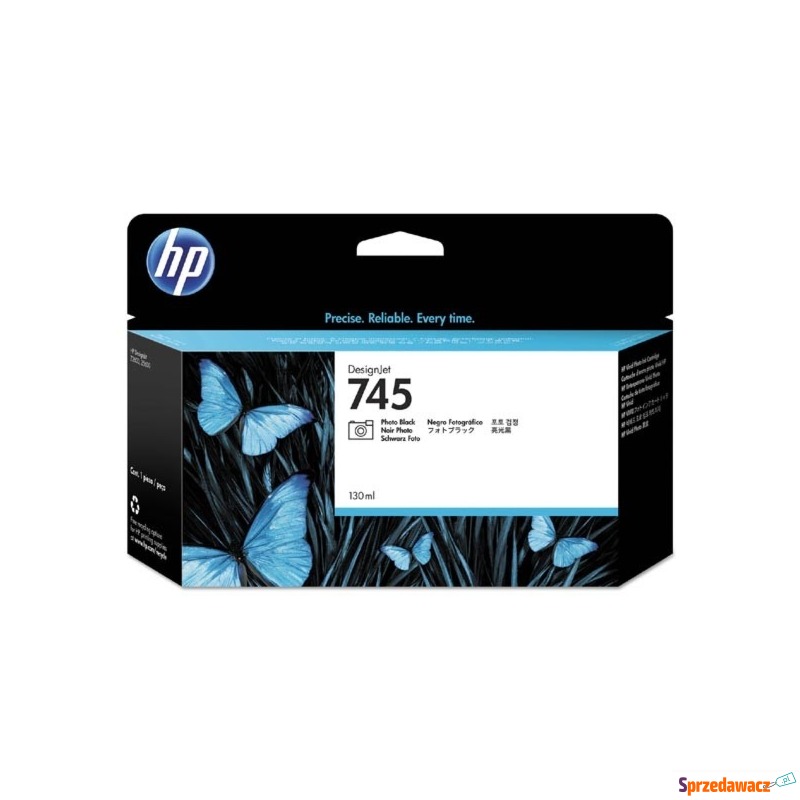 HP oryginalny ink F9J98A, HP 745, photo black,... - Tusze, tonery - Suwałki