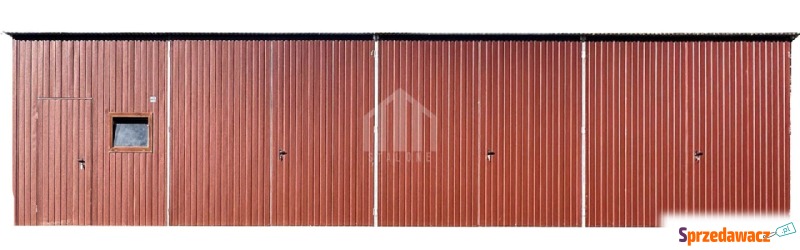 Hala Garaż blaszany 12x5m brama dwuskrzydłowa... - Garaże i wiaty - Czersk
