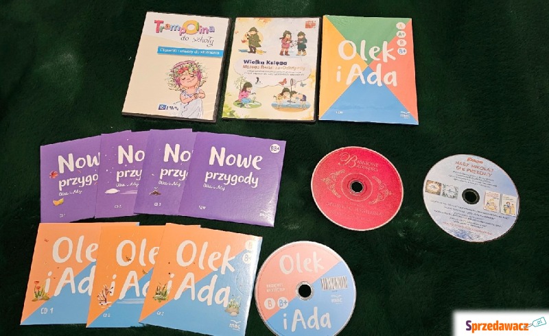 11 Płyt CD z piosenkami do przedszkola (Olek i... - Płyty, nagrania - Kraków