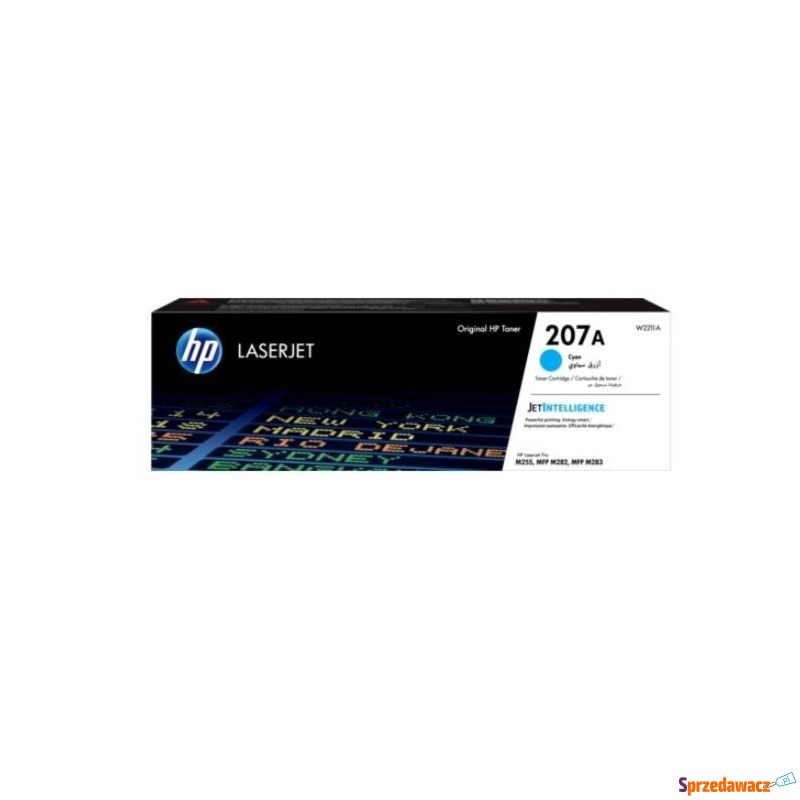 Oryginalny toner HP 207A błękitny...