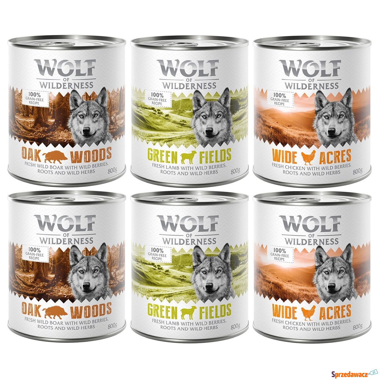 Mieszany pakiet próbny Wolf of...