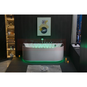 Wanna z hydromasażem EBX-802 prostokątna 150c... - Wanny - Białystok - zdjęcie 2
