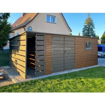 Schowek domek ogrodowy 6x3 + wiata 1m brama okno... - Altany, domki, namioty - Kielce - zdjęcie 3