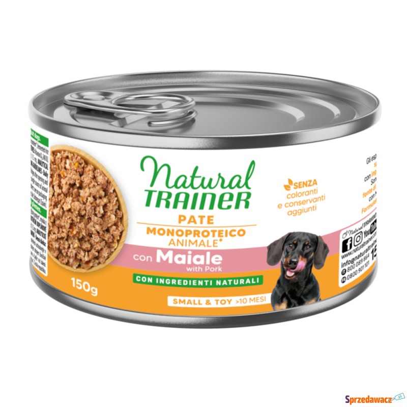 Natural Trainer Pate Monoproteico Small & Toy... - Karmy dla psów - Konin
