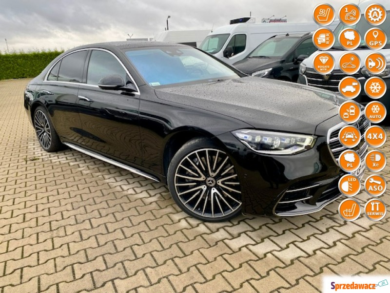 Mercedes - Benz S-klasa  Sedan/Limuzyna 2022,  4.0 benzyna, automat - Na sprzedaż za 439 000 zł - Leszno