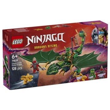 Klocki konstrukcyjne LEGO Ninjago 71829 Zielony leśny smok Lloyda