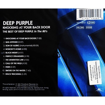 Polecam Wspaniały Album CD Deep Purple- Knocking... - Płyty, kasety - Katowice - zdjęcie 2
