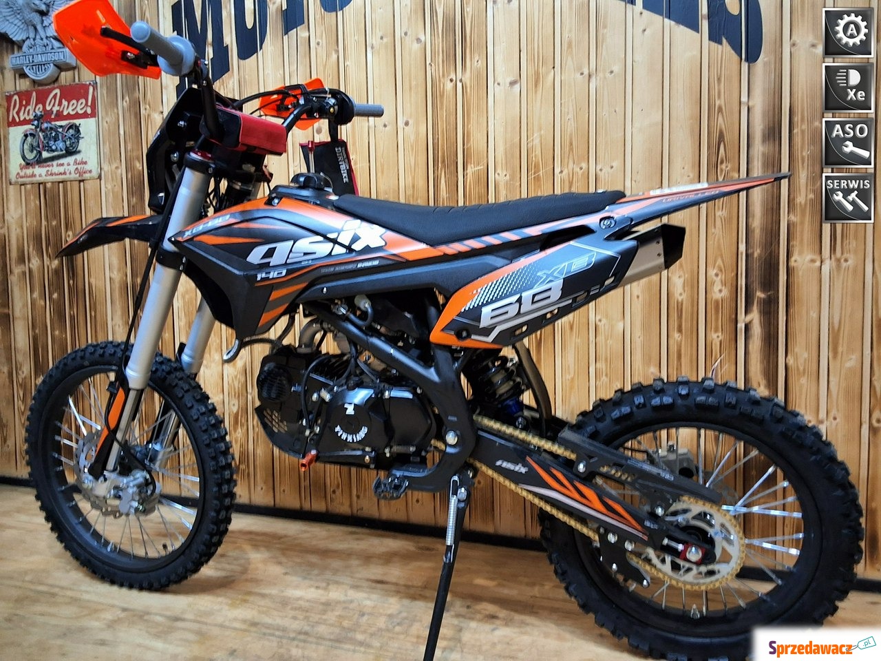 XB-68 ASIX XB68  silnik 140ccm...