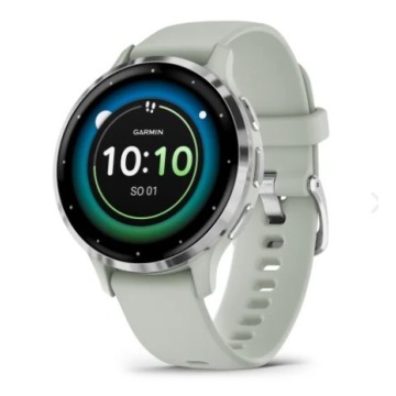 Garmin Venu 3s miętowo-srebrny