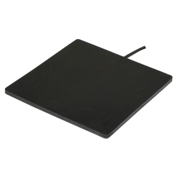 Kerbl Hobbyfarming gumowa płyta grzewcza - Dł. x szer. x wys.: 24 x 24 x 0,7 cm